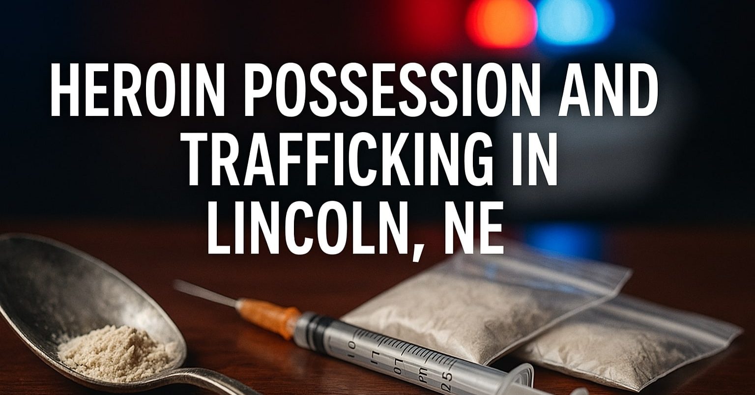 Lincoln, NE Heroin Charges: What You Need to Know About Possession and Trafficking